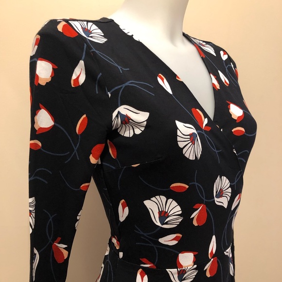 LOFT BLOOM WRAP DRESS 👗 Size XS - Picture 10 of 17